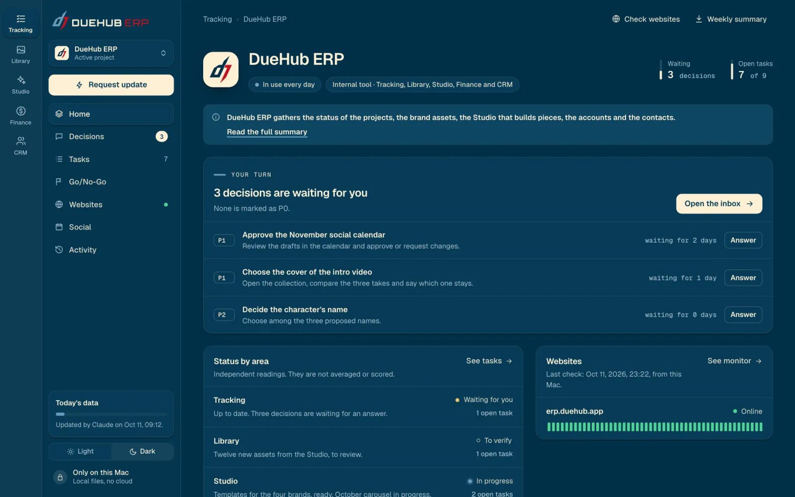 DueHub ERP