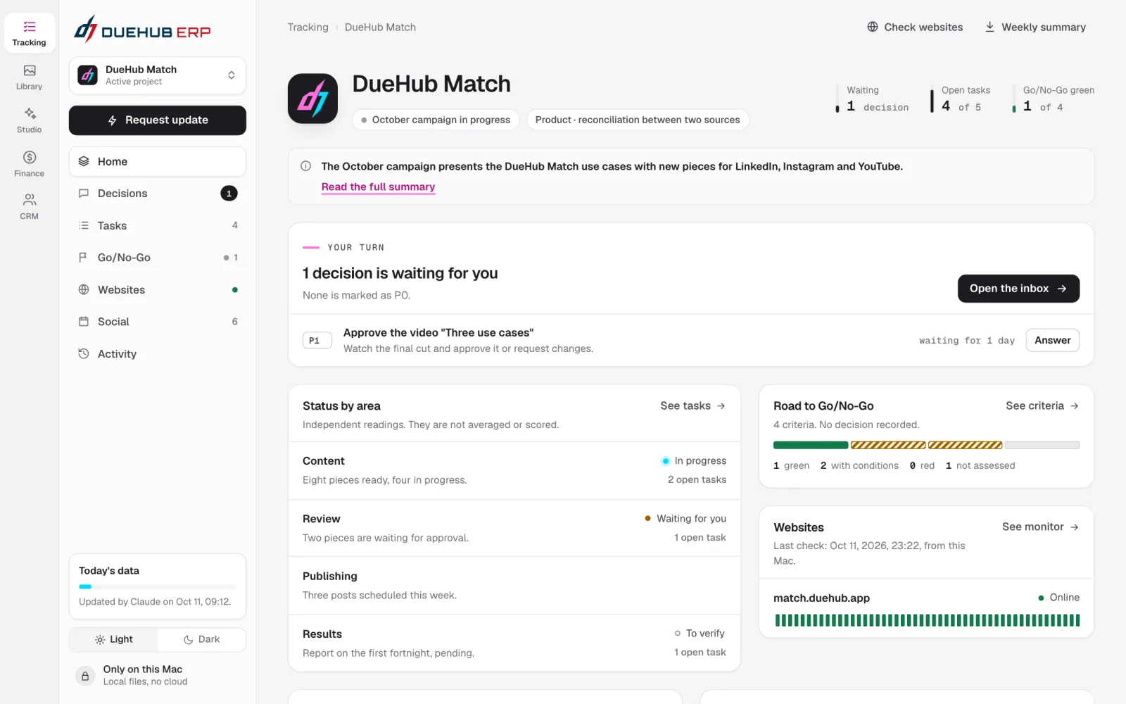 DueHub Match